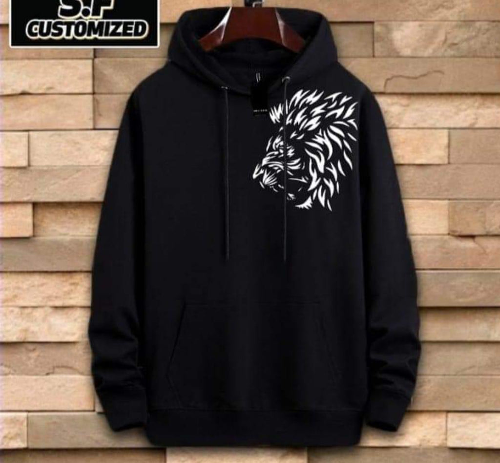 Men's Cotton Printed Hoodie