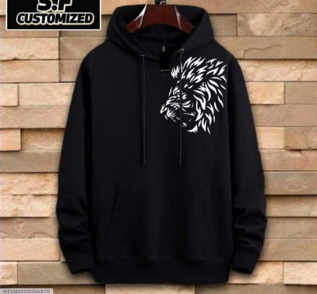 Men's Cotton Printed Hoodie