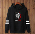 Men's Cotton Fleece Money Heist Printed Hoodie